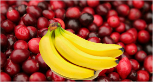 Banane - cranberry
