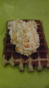 Gaufre chantilly caramel